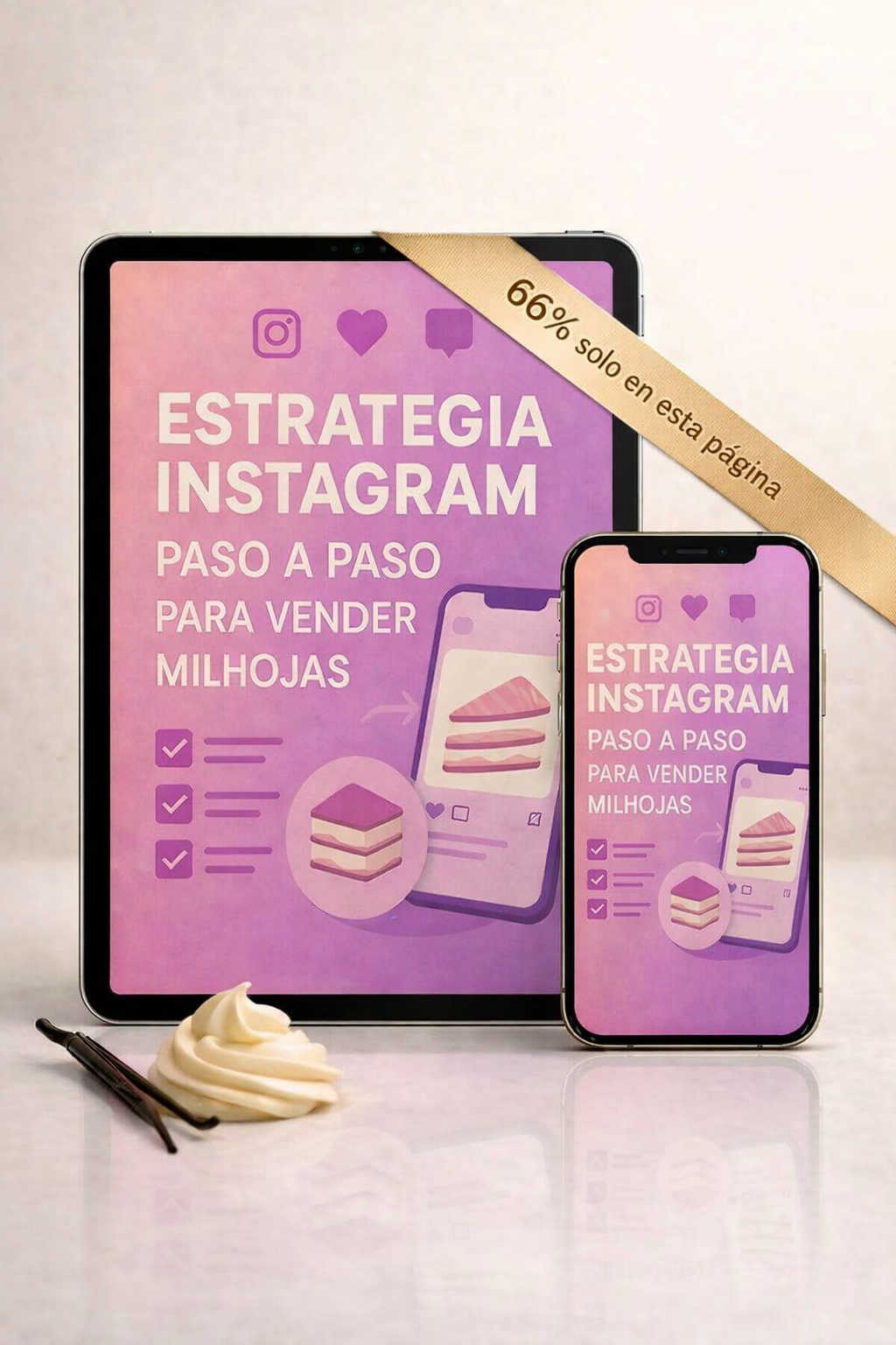 Estrategia Instagram paso a paso para vender milhojas