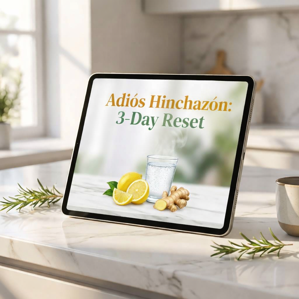 Adiós Hinchazón 3-Day Reset + 3 BONOS Exclusivos + El Planificador de Cenas +☕ HACK DEL CAFÉ