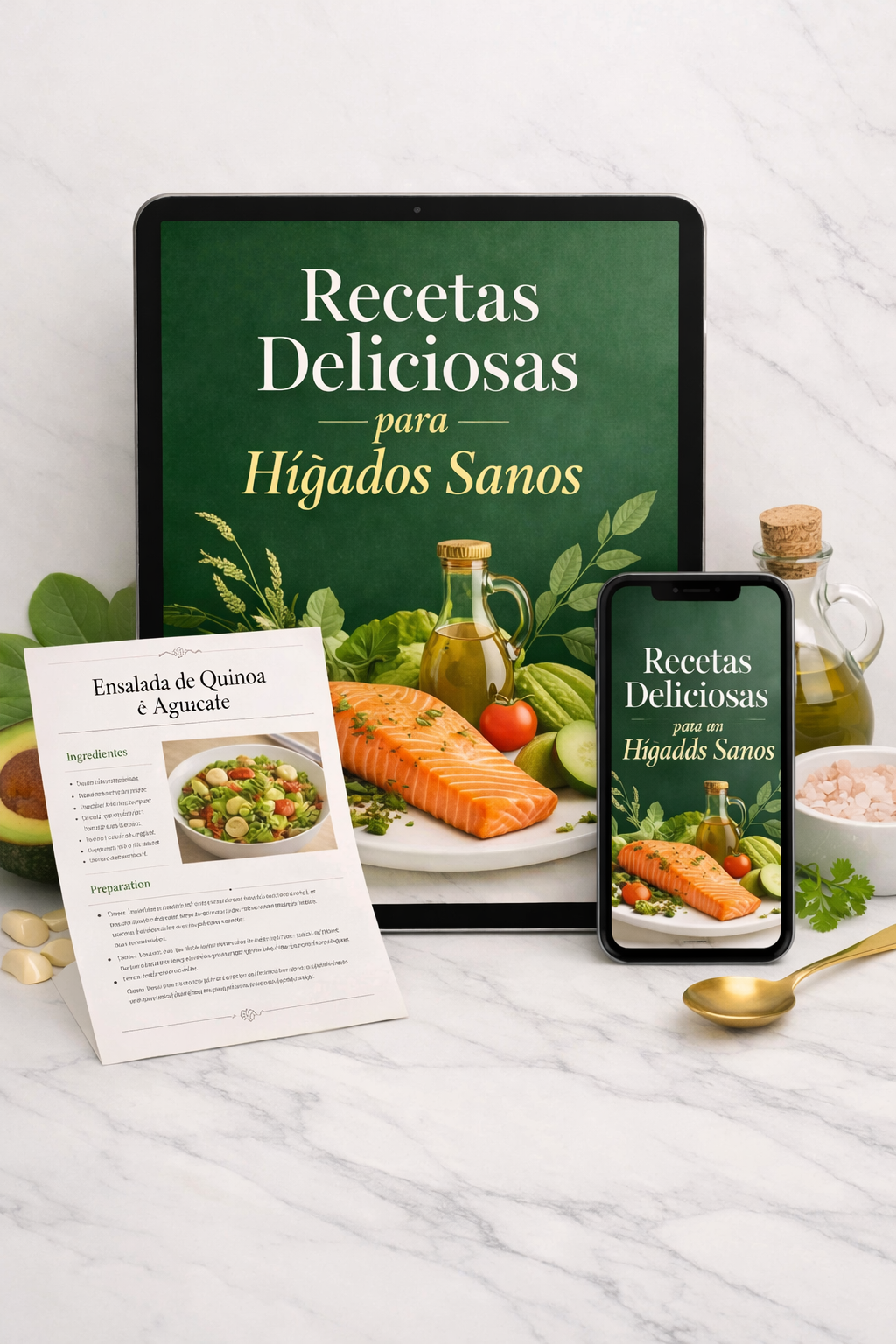 Recetas Deliciosas para Hígados Sanos + 3 BONOS
